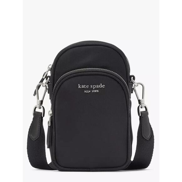 Kate Spade Sam North South Recycled Nylon Phone Crossbody Bag - Picture 1 of 13